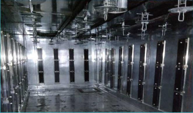 註塑機廠烘烤車間應用