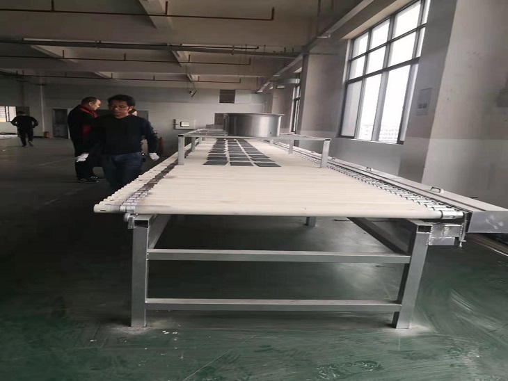 公司第(di)一條自動化生産線投産試運(yun)行